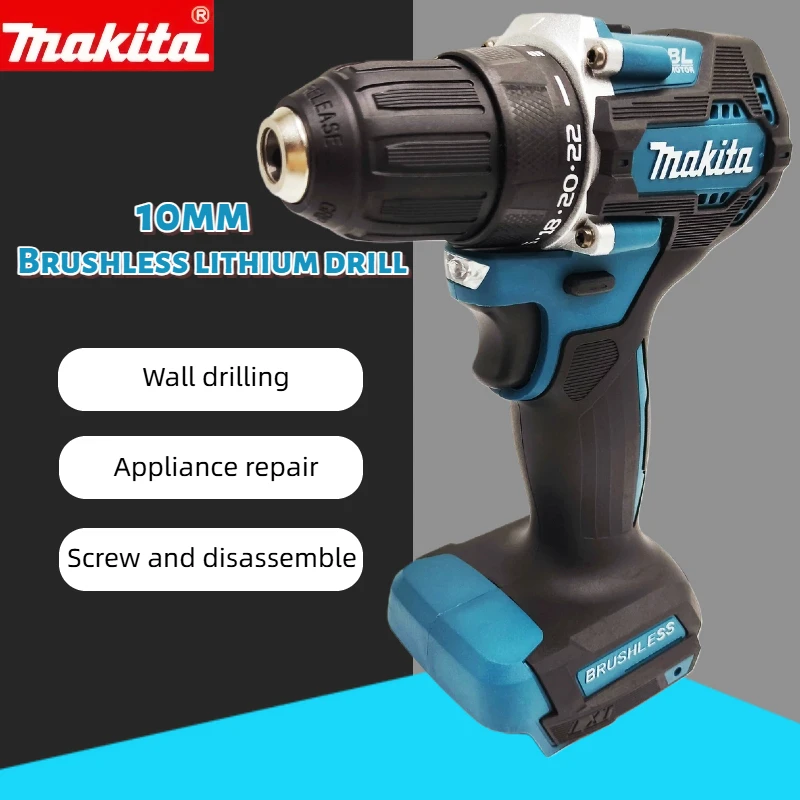 Makita Drill Ddf484 - Аккумуляторная бесщеточная дрель-шуруповерт Makita DDF487 18В,