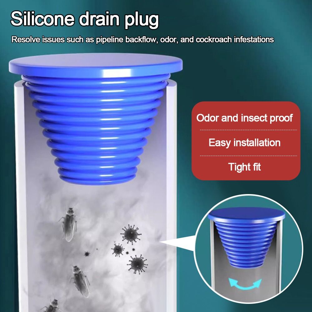 Drain Pipe Clip - Силиконовое уплотнительное кольцо для канализационных труб,