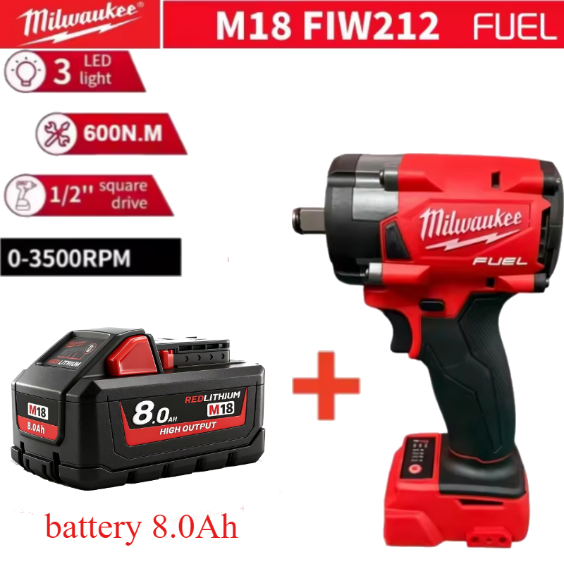 Ударный гайковерт Milwaukee FI – обзор и цена Milwaukee Drill M18 Fuel