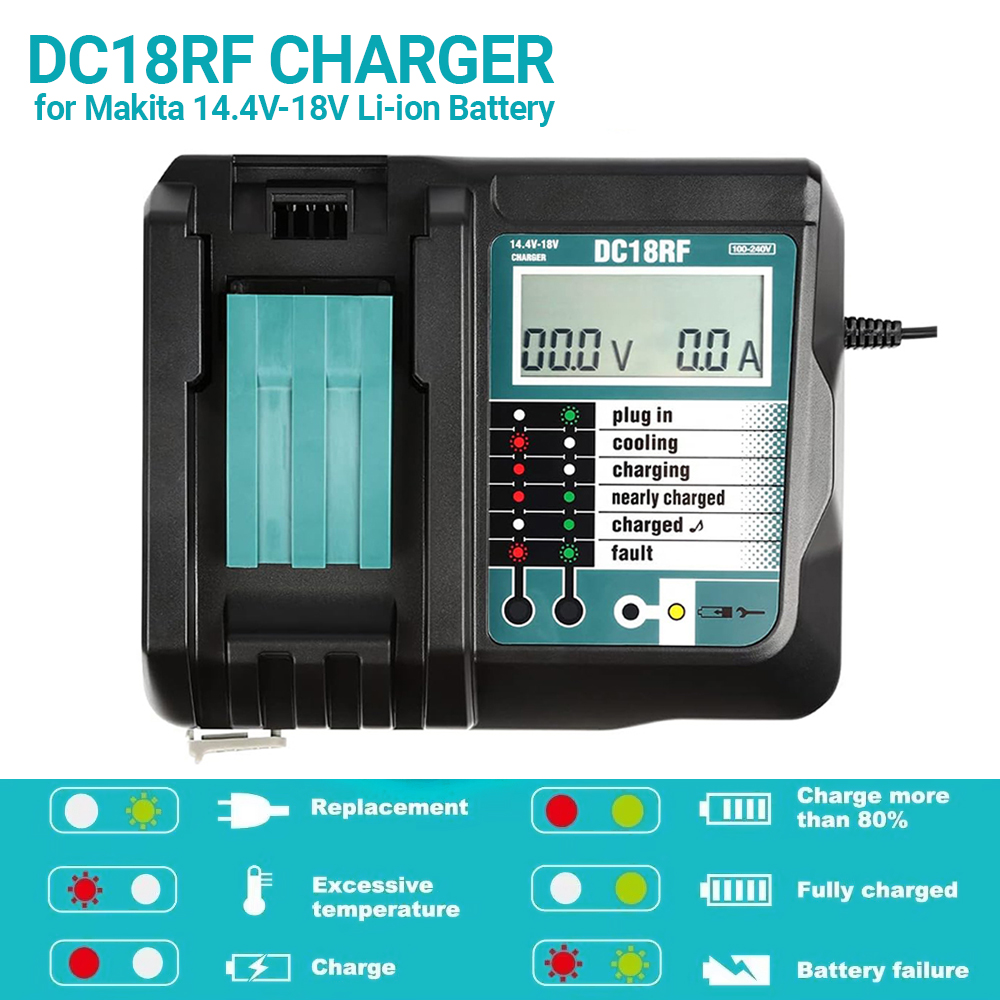 DC18RF Литий-ионное сверхбыстр – обзор и цена Makita Drill Hp1640