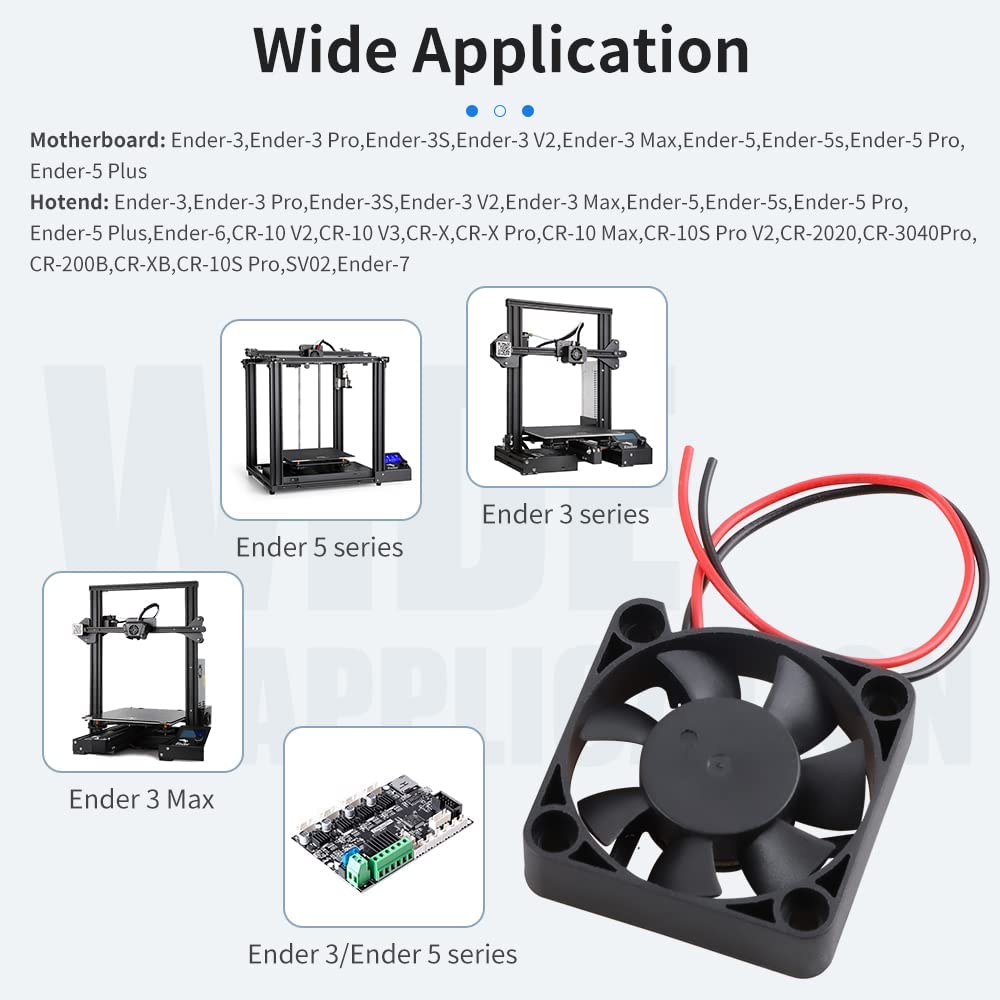 2 шт. оригинальные вентиляторы – обзор и цена Creality Printer Ender 3