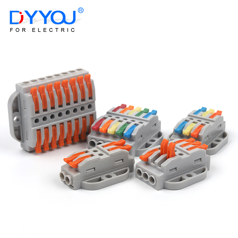 Быстрозажимные клеммные колодк – обзор и цена Push Fit Connector