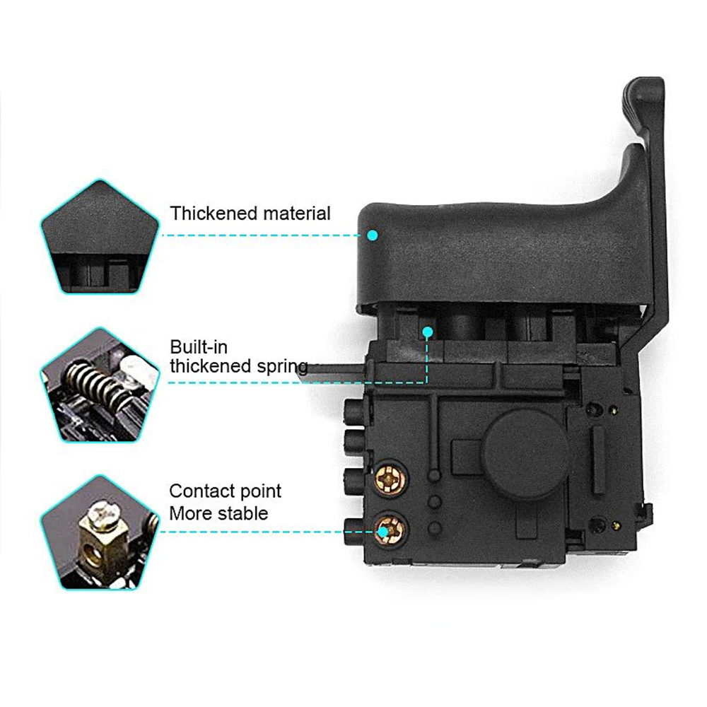 Замена переключателя для инстр – обзор и цена Makita Drill Hp1640